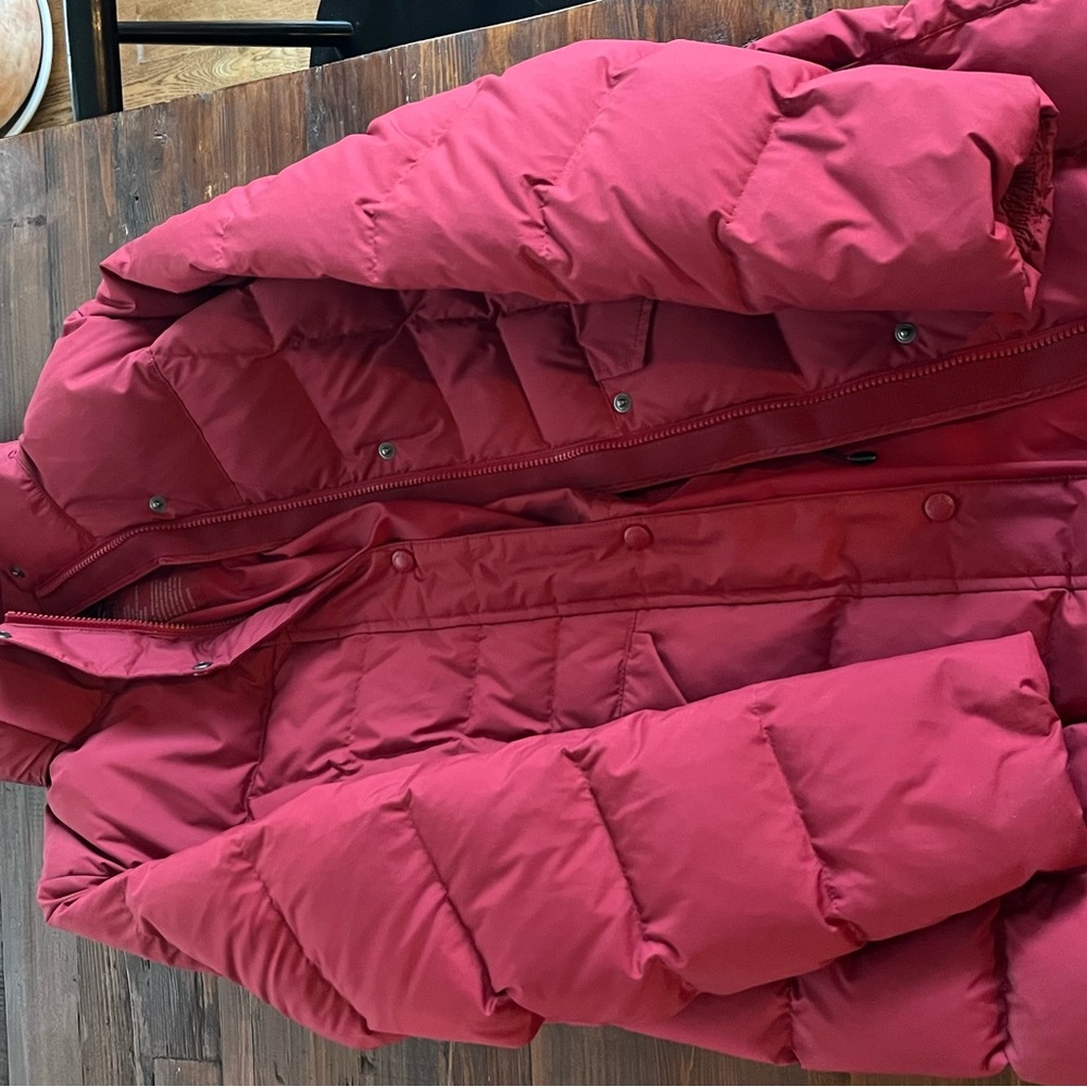 L.L Bean Insulating Red Down Jacket